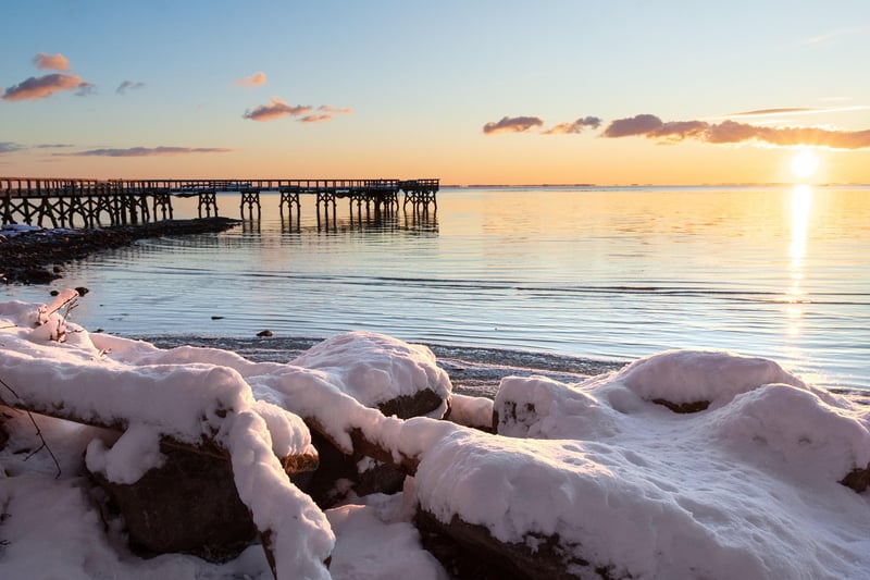 Pier at sunset